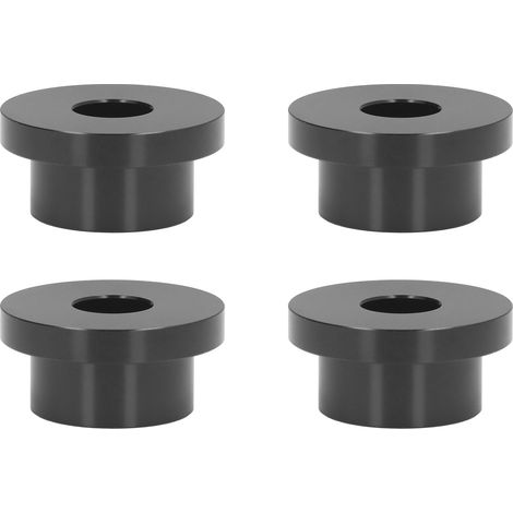Kit de 4 rehausseurs de guidon en alliage d'aluminium T6 usiné CNC pour FXR Black