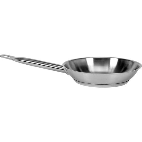 Edelstahl Bratpfanne Pfanne Ø 20 cm Induktiongeeignet Kapseltopfboden Gastronomie Qualität (1/5)