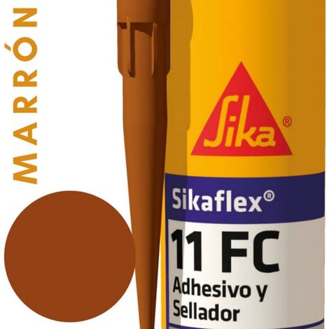 Sikaflex 11 FC Purform Sellador poliuretano multisoportes / Marrón / 300 ml Cartucho / Pack 12 un (1/3)