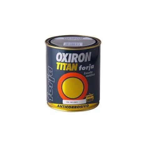 Pintura Esmalte OXIRON TITAN Antioxidadante Forja Marrón óxido 4 LTS