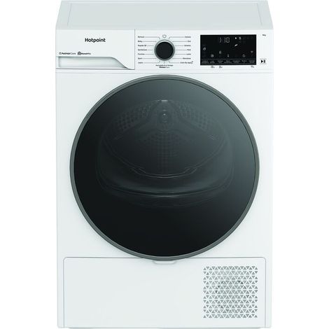 Hotpoint Ariston HPT 96D BS IT Asciugatrice A Libera Installazione 9 Kg, Pompa Di Calore Délica, PetHairCare, Classe A, Bianco