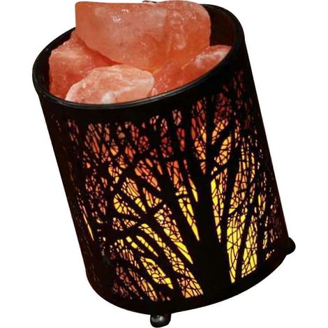 Nachtlampe aus Metallkorb mit Aromatherapie-Nachtlicht, UK-Stecker, kleine Schlafzimmerdekoration für Jungen und Mädchen