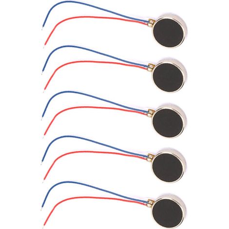 pièces DC 3V 80mA Micro-moteur vibrant plat pour pager et pièces de monnaie de téléphone portable 10x2mm 11000RPM 1020(27mm) (1/5)