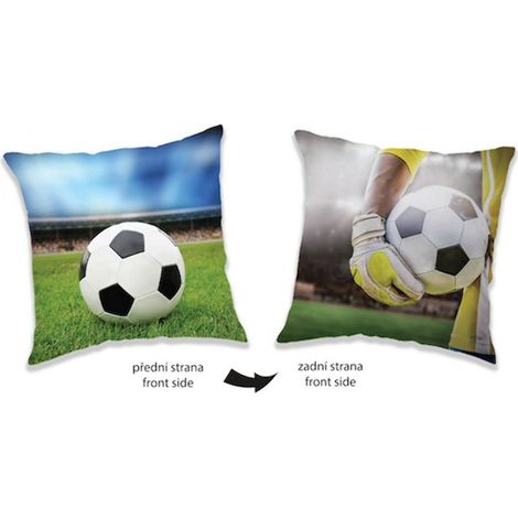 Oreiller de football 40x40 football pour fan 4232 décoratif double face