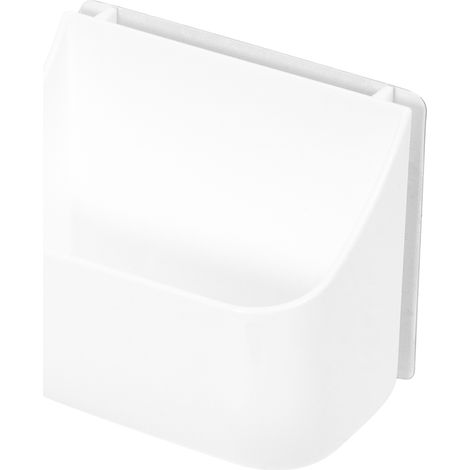 Boîte de rangement murale autoadhésive Hang It blanche - COMPACTOR - 10 x 6.7 x H.9.7 CM - Blanc (1/5)