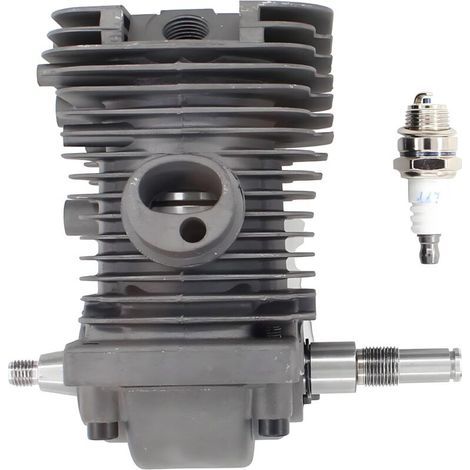 Kit cylindre piston vilebrequin 38 mm compatible tronçonneuse STIHL MS170 MS180, pièce moteur remplacement (1/5)