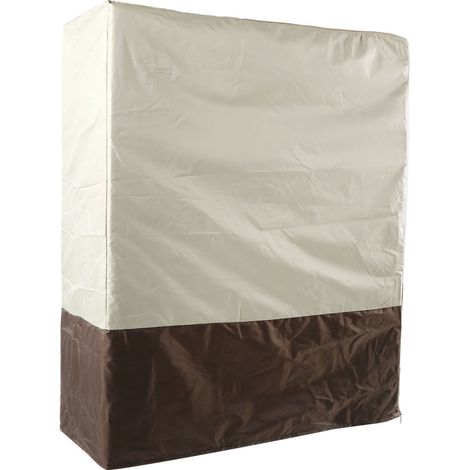 Housse de lit pliante imperméable et anti-poussière, housse de protection pour lit d'appoint, utilisable en intérieur et en extérieur, 85 x 33 x 107 cm (1/5)
