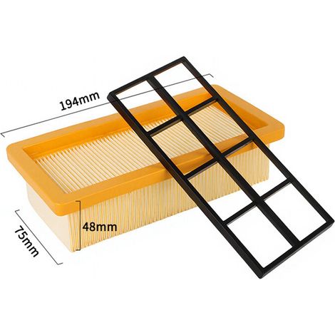 Compatible avec les accessoires pour aspirateurs Karcher AD3.000/AD3.200/AD4, cartouches filtrantes et tamis. (1/3)