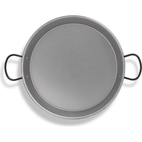 Padella per Paella in Acciaio Lucido per Induzione e Vetroceramica ø38cm (8 Persone) Vaello
