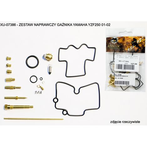 Kit de reparación de carburador Psychic para Yamaha YZF 250 01-02 (26-1287) (PARA 1 carburador) (1/2)