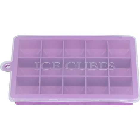 Moules à glaçons sans BPA, en silicone résistant à la chaleur, pour cocktails, whisky et autres boissons, avec couvercle amovible pour un démoulage facile - AquaForge