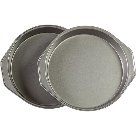 Moules gâteaux ronds - Acier carbone 22,8 cm - Lot 2 (1/4)