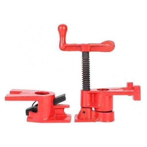 3/4"-Rohrschelle, Schnellspannvorrichtung, Werkbank-Set aus Eisen für die Holzbearbeitung, Schnellspann-Rohrschellen-Sets zum Anschrauben