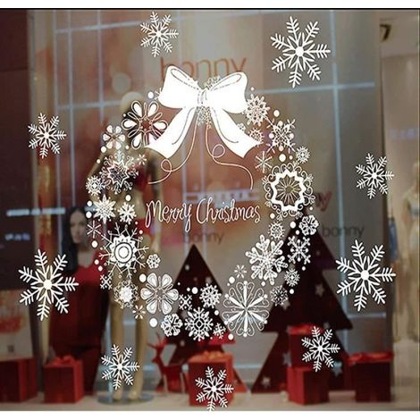 Autocollant de Noël - Storerine - Père Noël - Blanc - Décoration Murale - Enfant (1/2)
