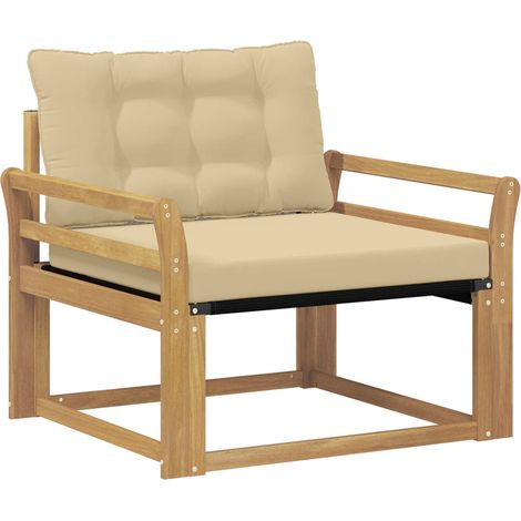 Maison Exclusive - Outdoor-Sofagarnitur Massives Akazienholz und (1/5)