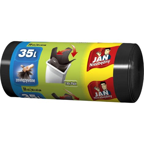 Sarantis Jan Niezbędny HD Müllsäcke schwarz 35L