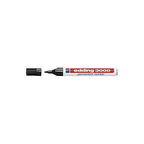 Marcador permanente edding® 3000  grosor de trazo 1,5 - 3 mm 
