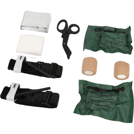 Trousse de premiers secours, sac d'urgence IFAK, pochette EDC pour usage militaire, camping et activités de plein air. Configuration des premiers secours (1/5)