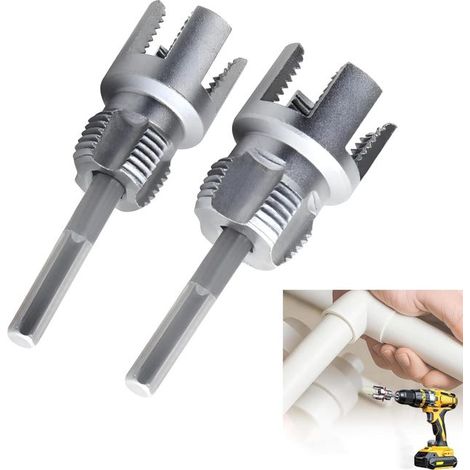 Kit de herramientas manuales para roscar tuberías de PVC – Macho/terraja 2 en 1 – Compatible con PVC de 1/2" y 3/4" – Herramienta para roscar tuberías (1/5)