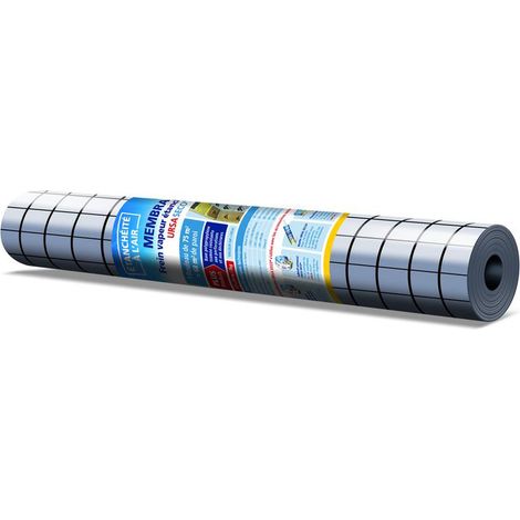 Ursa – Membrane d'étanchéité polymère Sd 20 – Rouleau 1,5m x 50m – Résistance mécanique élevée – Perméance vapeur d'eau > 20m (1/3)