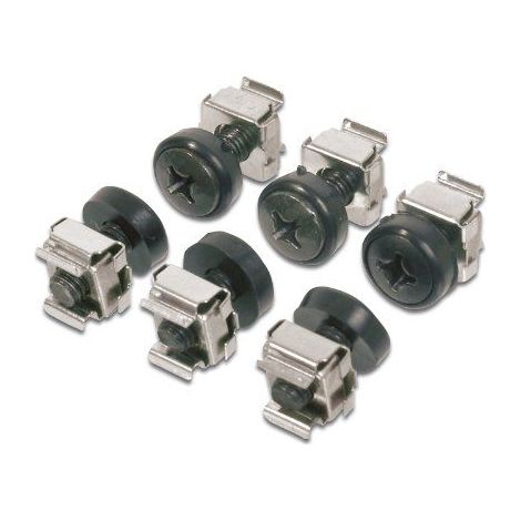 Digitus M6 Montagesatz, 50-teilig: Schrauben, Käfigmuttern, Unterlegscheiben, DN-19 SET (1/5)