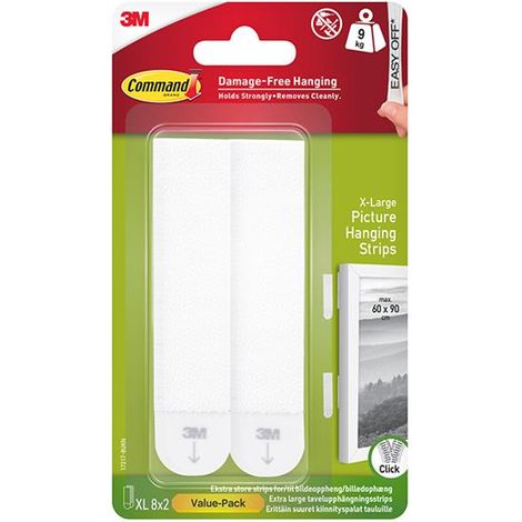 Command 4402-8 Command Picture Hanging Strips XL Value 4402-8 COM0665
