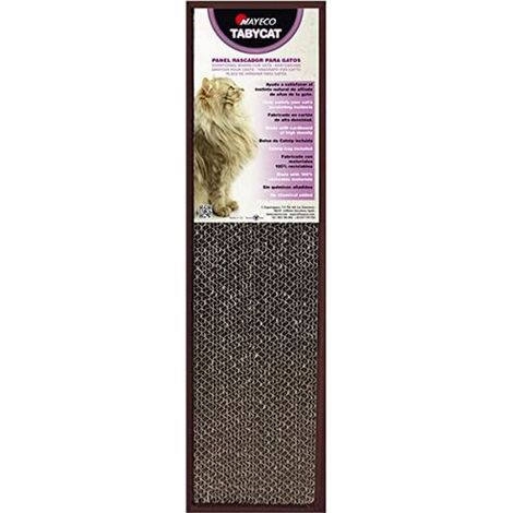 Tiragraffi per gatti Taby Cat con erba gatta 48x13x5cm Nayeco (1/2)