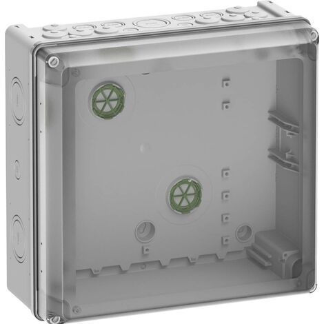 Spelsberg Boîtier vide, transparent, indice de protection IP65, résistance aux chocs IK08, classe de protection II, tension nominale 400V AC, DLG, sans halogène, 73341101 (1/3)