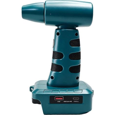 Cordless portable Hair Dryer pour Makita 18V Lithium Ion 3 Speed Handheld Hair Dryer 140 000rpm Min USB Charging Port (1/5)