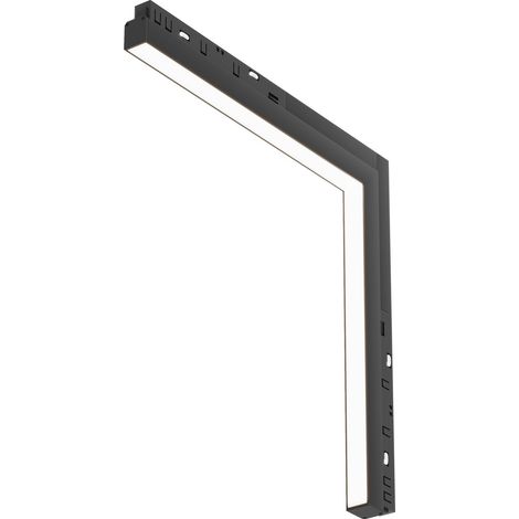 Lampada binario 1F nera LED 24W 4000K Maytoni BASIS (1/2)