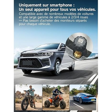 TPMS Camping-Car Capteurs, Système Sans Fil Pneus (1/3)