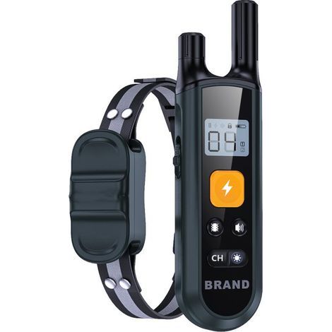 Collier de Dressage pour Chien, Collier Électrique Chien IP67 avec 99 Niveaux Statique Réglable (1/5)