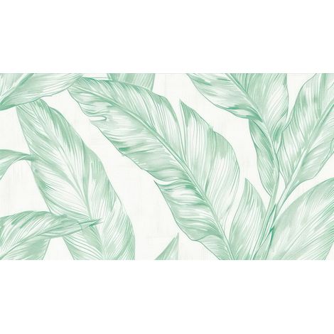 Papier peint panoramique - Plantes tropicales - 130 cm x 73 cm (1/2)