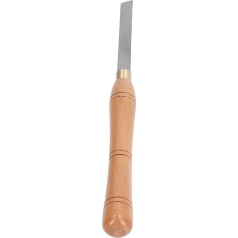 Ciseau à bois incliné en acier HSS pour tour à bois, manche ergonomique en hêtre, outil de tournage pour travail du bois (1/5)