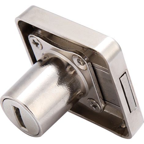 Serrure meuble solide réutilisable pour vitrine tiroir maison bureau zinc alliage 138-22 (1/5)