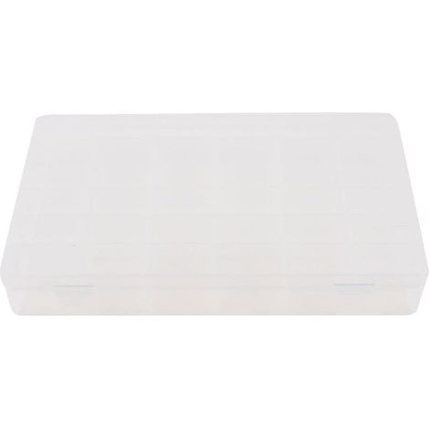 27,5 cm x 17,5 4,5 Rechteck Kunststoff Abnehmbare 36 Slots Elektronische Komponenten Werkzeug (1/3)