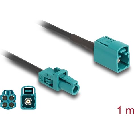 Delock Cable Mini FAKRA Z cuÃ¡druple hembra a FAKRB Z cuÃ¡druple hembra tipo-B
