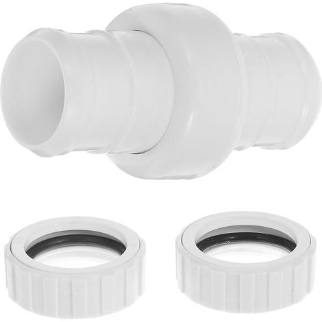 Sommer Poolpflege mit 360° Schlauchmutter für Poolsauger PVC Schlauchschwenkadapterteile zur Sicheren Verbindung und Reparatur von Schlauchenden Beim Swimmingpool Zubehör (1/5)