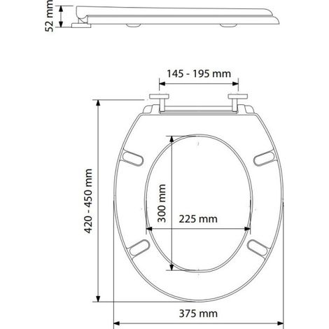 Olfa RD'2 Tapa WC Blanco con Descenso Asistido (1/3)