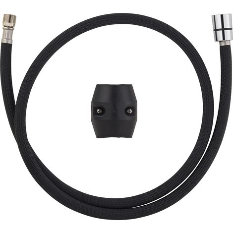 Flexible de douchette extractible d'évier, en nylon, longueur 125 cm M15x100 / M15x21 (1/2') avec contre-poids NOYON & THIEBAULT