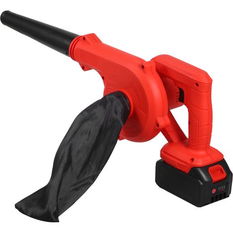 Soffiatore elettrico senza fili Geevorks 20V 3000mAh ricaricabile agli ioni di litio, potente e compatto, ideale per la rimozione della neve e la pulizia dei computer.