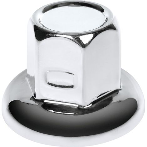 American, Set 40 copribulloni testa piatta in acciaio inox - Ø 33 mm - Cromo (1/3)