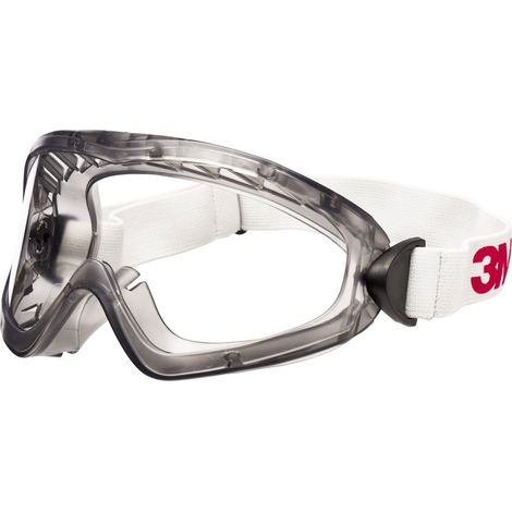 3M 2890S Vollsichtbrille mit Antibeschlag-Schutz, mit Antikratz-Schutz, inkl. UV-Schutz Grau EN 166