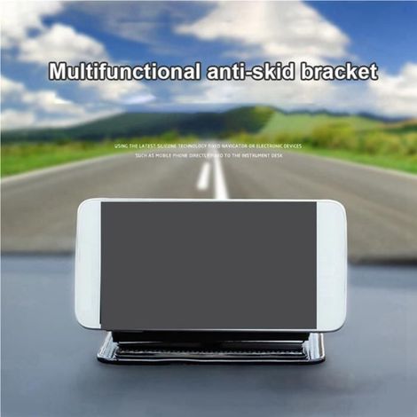 5X Tableau de Bord de Voiture Multifonctionnel Magique Support de Téléphone Portable Silicone Tapis Antidérapant GPS Navigateur (1/4)