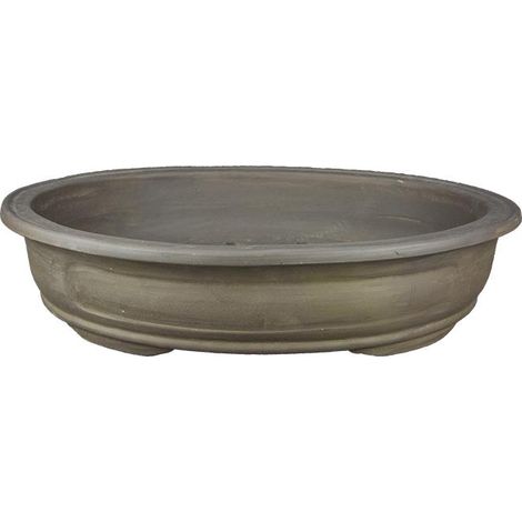 Vaso per bonsai ovale in gres 54x43,5x10 cm - 2929a