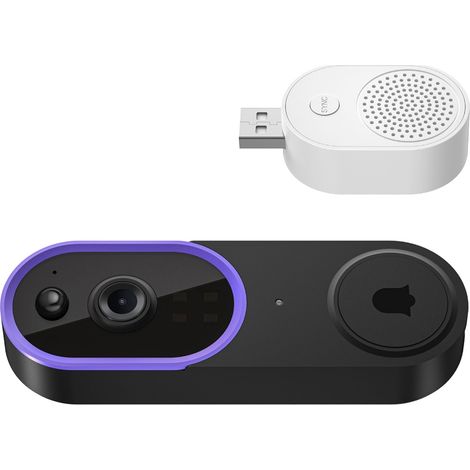 Sonnette vidéo WiFi avec alertes intelligentes en temps réel et contrôle multi-utilisateurs-AquaForge