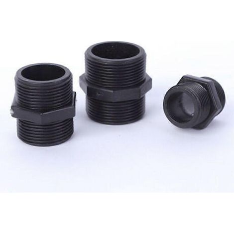 Lot de 3 adaptateurs pour pompes d'irrigation. Raccords pour le raccordement des pompes aux systèmes de tuyauterie d'eau de 1,2 pouce. (1/4)