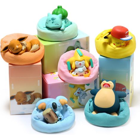 Lot Pokémon 2e génération Dodo, Salamèche, figurines aveugles endormies, collection complète, décoration, cadeau (interdit sur AliExpress) - Base de Kiraji endormi
