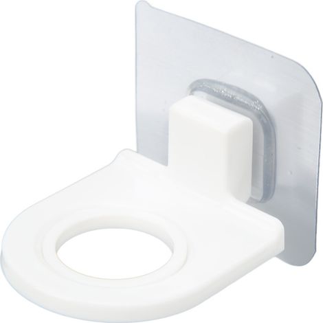 Soporte autoadhesivo de pared para botellas de jabón líquido, gel de ducha y champú, ideal para el baño.