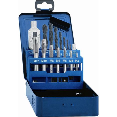 Tap set with holders and sandblasting hole drills (1/5)